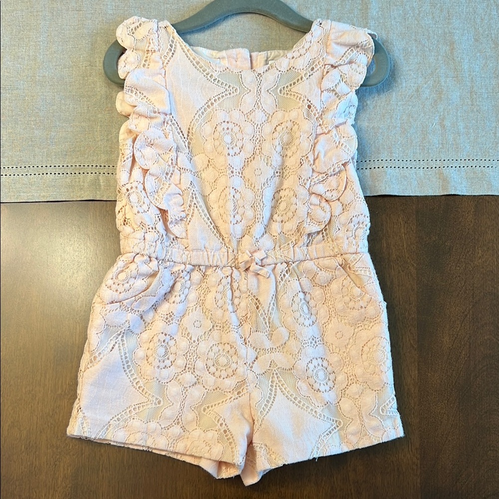 Pink Lace 3T Janie and Jack Romper